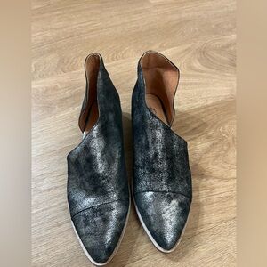 Free people Black Metallic Royale Flat